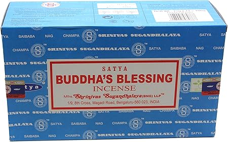 Satya Bangalore Bng Buddha S Blessings Incense Sticks 12 Boxes X 15 G 180 Grams Total
