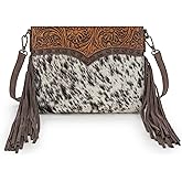 Trinity Ranch Western Crossbody bag for Women Hair-On Cowhide Purse
