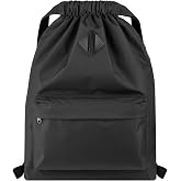 Vorspack Drawstring Backpack with Front &amp; Side Pocket for Men Women