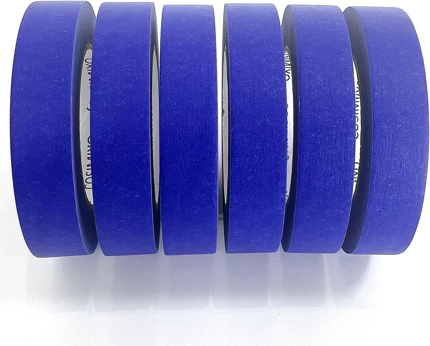 Blue Original Multi-Surface Painter's Tape,0.94 inches x 60 Yards 6 Rolls Residue Free Wall Painting Blue Masking Tape with Sharp Lines COSIMIXO: Arts, Crafts & Sewing