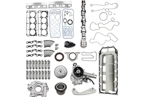 IGNISPARK 5.7L HEMI MDS Lifters Camshaft Timing Chain Oil Water Pump Kit for 2009-2015 Dodge Ram 1500 5.7L V8 Replace 53022263AF 53021726AD 53021726AE