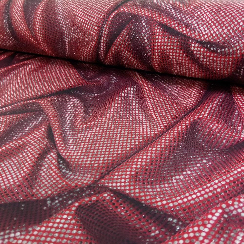 Muriva Crushed Satin Wallpaper, Faux Silk Effect, Modern Realistic Glitter, red, L14210, Rot L14210 - Image 3