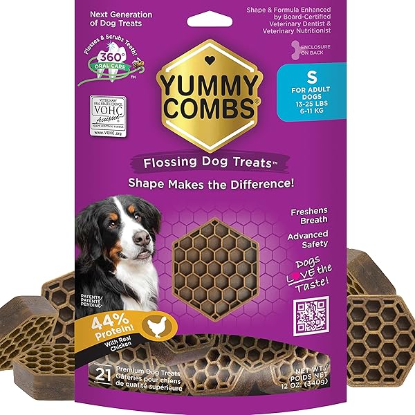 YUMMY COMBS DOG DENTAL TREATS – VET VOHC...