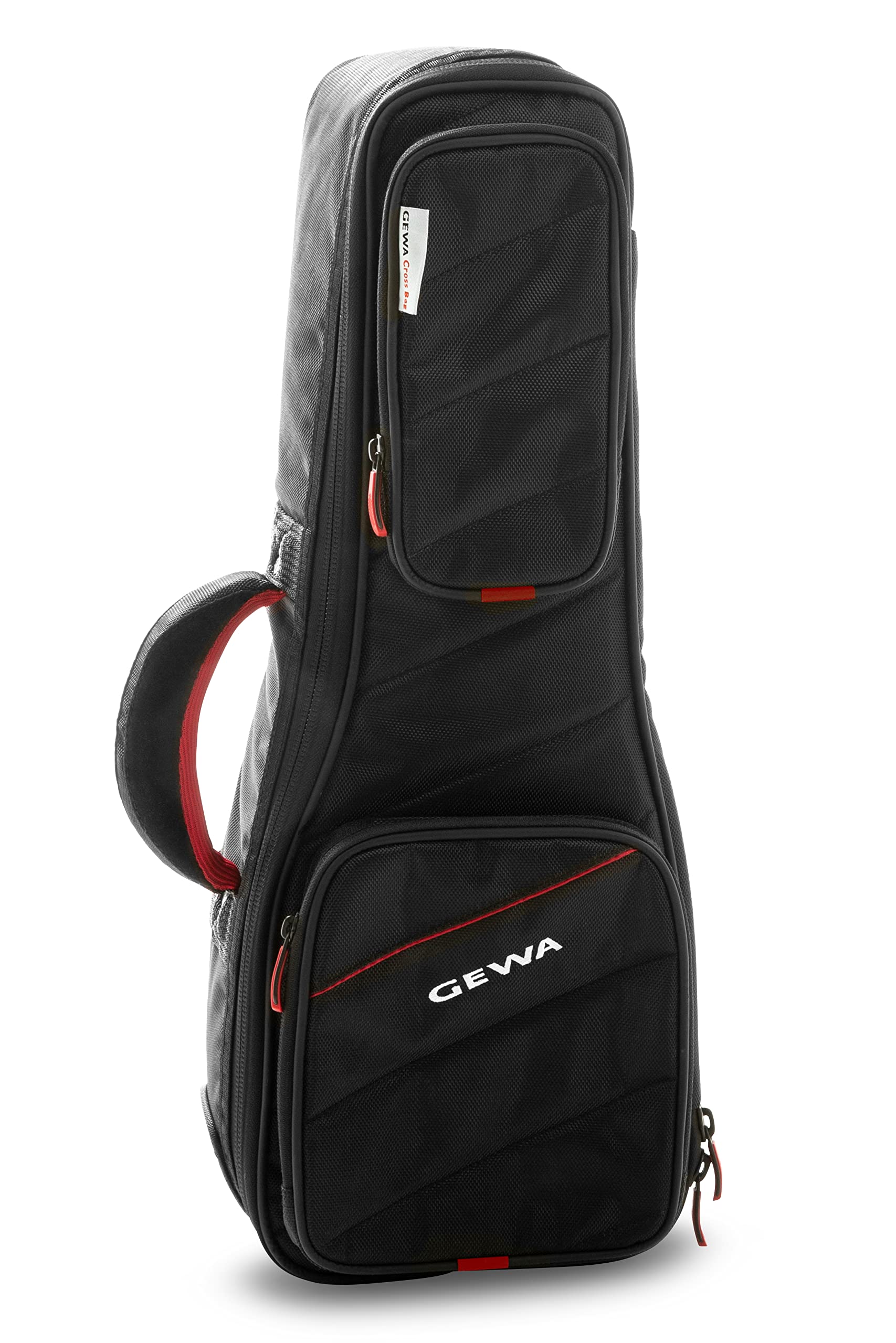 Gewa 219800 Ukulele Gig Bag Cross, black for Sopran Ukulele, 550/180/65 mm