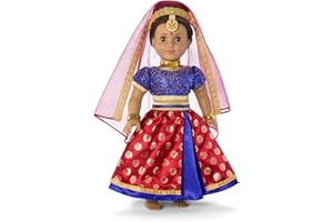 American Girl Girl of The Year Kavi Sharma 18-inch Doll Bollywood Dance Costume Featuring 10+ Pieces for Ages 8+ (Dolls Sold Separately)
