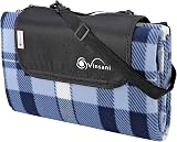 Vinsani Foldable Picnic Blanket 260 x 220 cm Anti Slip Waterproof Sand Proof