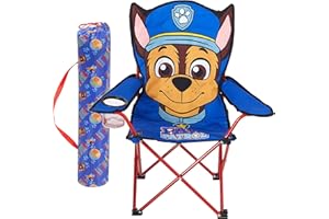 Idea Nuova Kids Indoor-Outdoor Folding Camp Chair, Paw Patrol