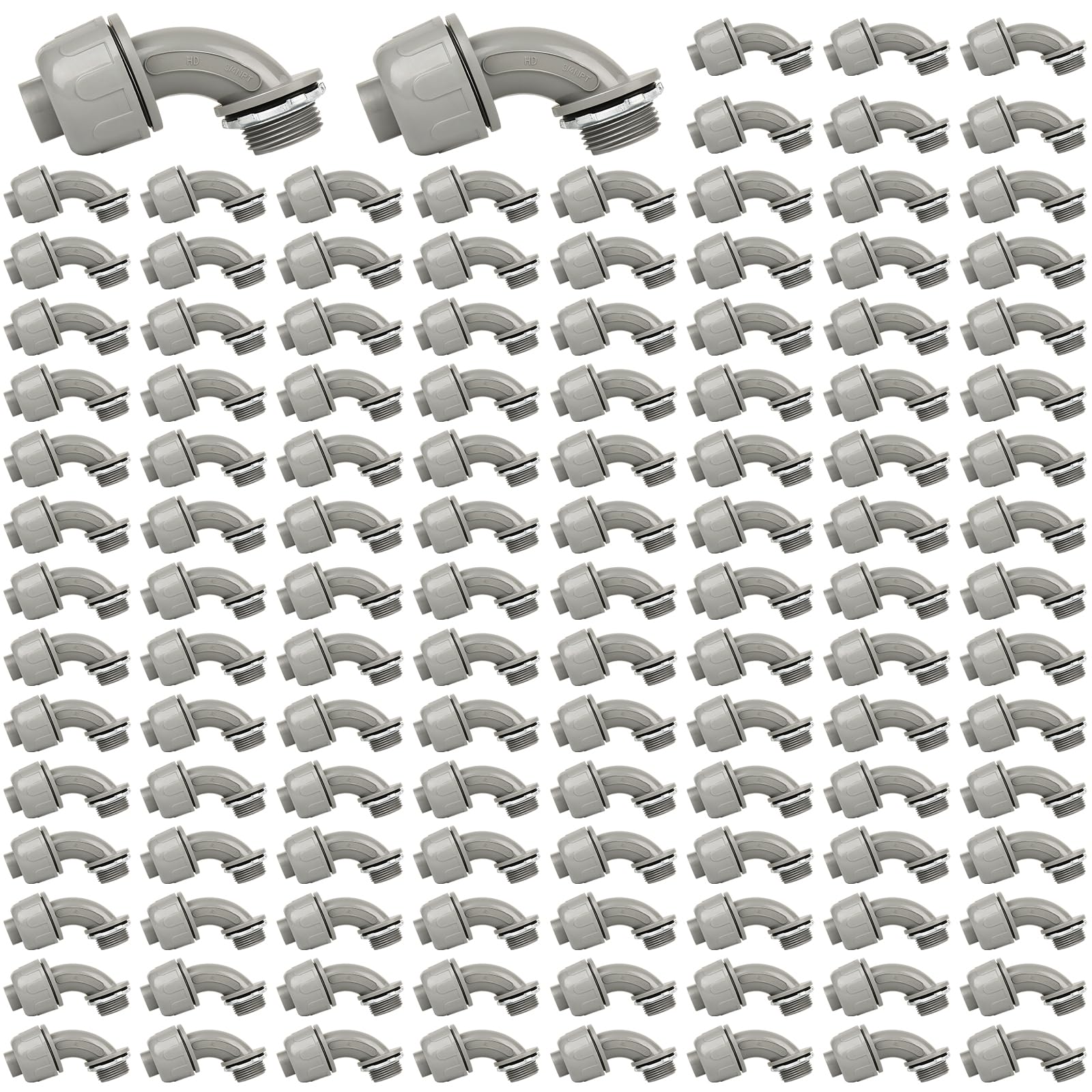 HDHAODA Conduit Connectors, 3/4 Inch Liquid Tight
