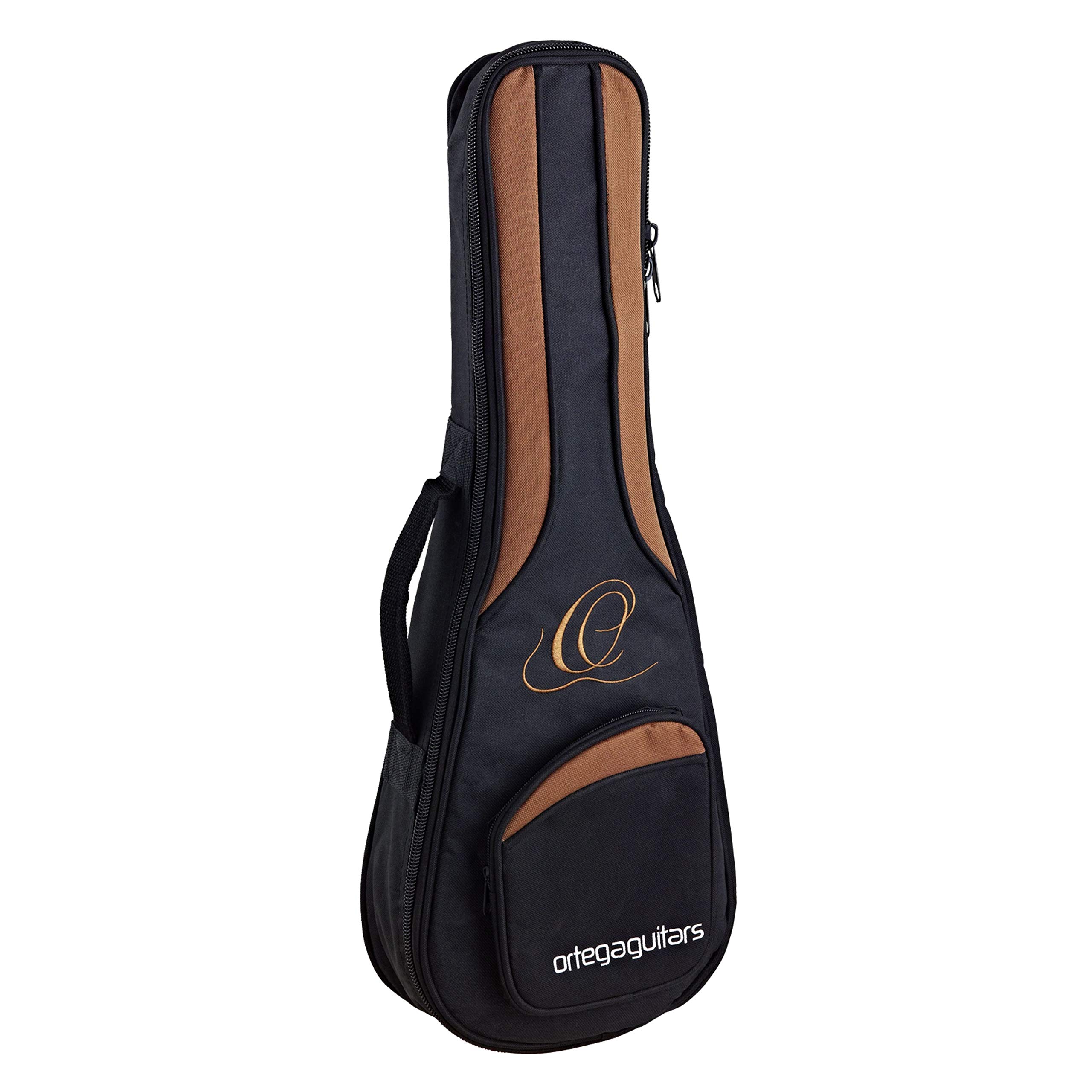 Ortega Guitars Pro Series Bag - Tenor Ukulele Bag - Height 68 cm - Wide Neck Brace - Shoulder Straps - Nylon, Black (OUGB-TE)