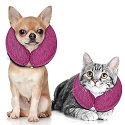 MIDOG Dog Cone Collar, Inflatable Dog Neck Donut