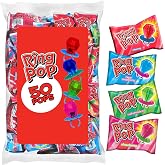 Ring Pop Halloween Candy Lollipops, 50 Count, Bulk Assorted Party Favors | Halloween lollipops, individually wrapped, in a bulk bag - ideal for candy bowls, goodie bags, and party favors