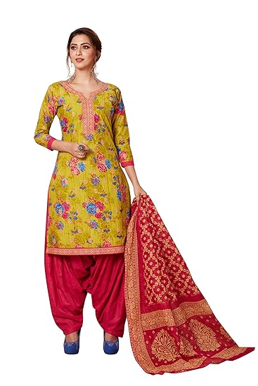 Womens Pure Cotton Printed Fully stitched Salwar Suit