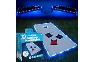 Brightz, Ltd. Toss Brightz Cornhole Board LED Lighting Kit (Lights Only), Blue