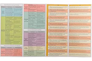 ADLER PUBLICATIONS CPA AUD Exam Review Guide: Portable Study Notes with Mnemonics, Charts, Q&A, Formulas & Key Terms | Fast Review for Auditing & Attestation Section