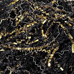Mefleet 1 LB Crinkle Cut Paper Shred Filler Black