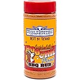 SuckleBusters Hoochie Mama: Award-Winning Sweet, Hot, Smoky BBQ Rub for Beef, Pork, Chicken, Fish, Lamb and Vegetables, Gluten-Free, No MSG Shaker (12oz)