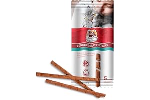 Country Kitchen Salmon & Trout Tender Meaty Sticks Cat Treats, High in Protein, Easy to Break and Chew, 0.88 Oz, 5 Count