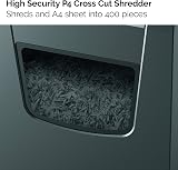 Rexel Momentum X410-SL Slimline Cross Cut Shredder 10-11 Sheets 23L Black view 3