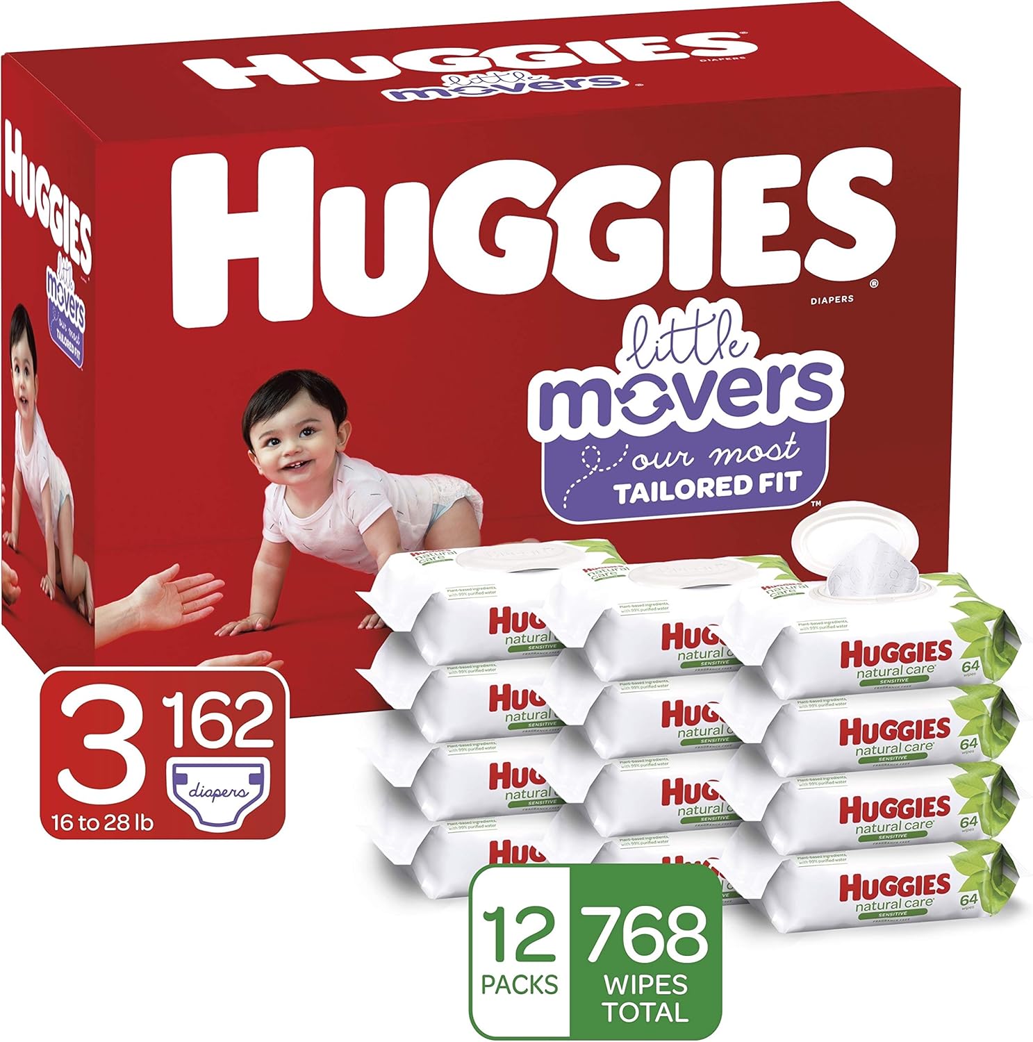 huggies natural care wipes 768