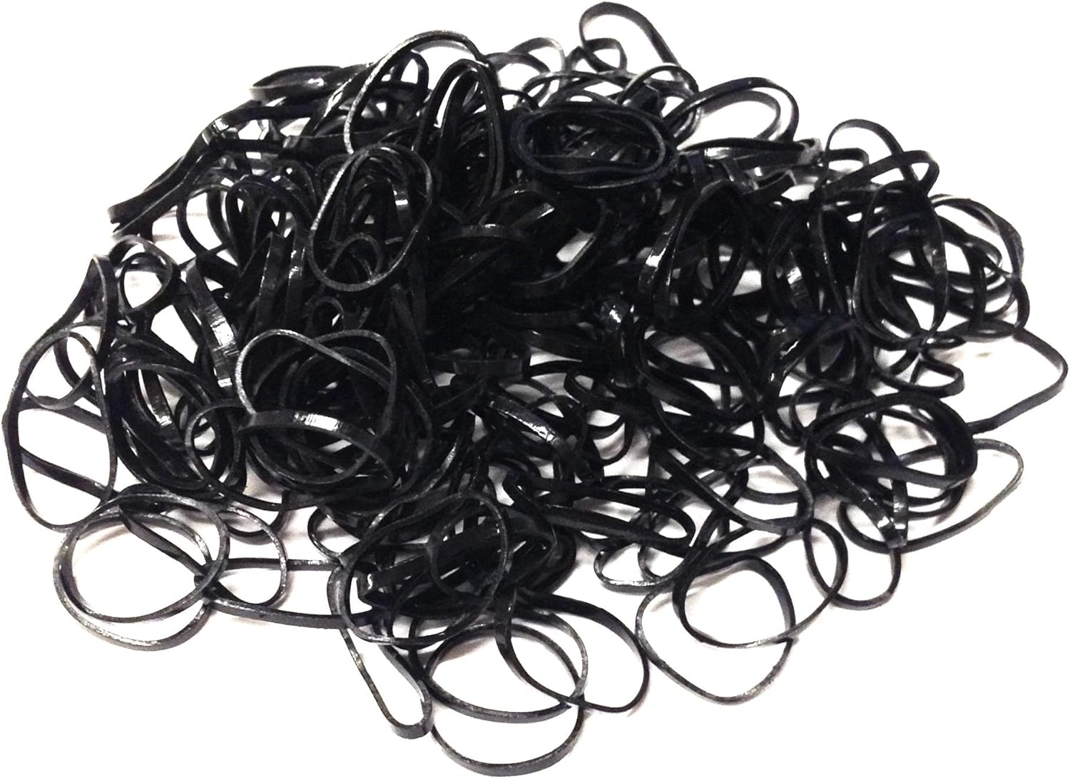 Pack of 250 Small Mini Hair Braiding Elastics Polyurethane Bands for