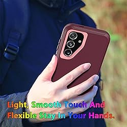 MXX Case Compatible with Galaxy S24 Plus, 3-Layer