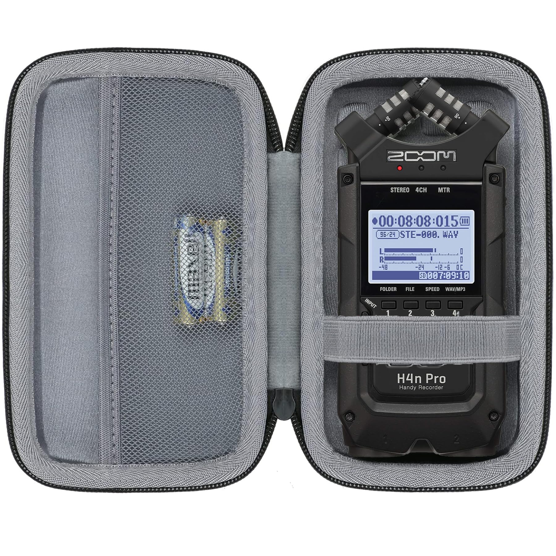 co2CREA Hard Storage Carry Travel Case for Zoom H4n pro Portable Digital Handy Recorder(Case Only,Without Recorder)