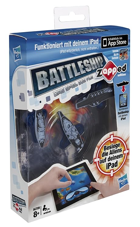 Hasbro A0911100 Battleship Zapped Spielbar Mit Ipad Iphone Und Ipod Touch