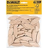 DEWALT Joiner Biscuits, No. 10 Size, 75-Piece (DW6810)