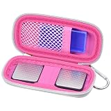Heart Monitor Case Compatible with AliveCor Kardia Mobile ECG/for KardiaMobile 6L for Apple and Android Device - CASE ONLY (Rose Red)