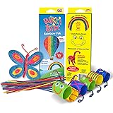 WikkiStix Rainbow Pak Offers 24 8-inch Wikki Stix in The Colors of The Rainbow for Reusable Waxed Yarn Fun, Made in The USA