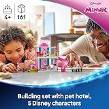 LEGO Disney Minnie’s Pet Hotel 43274 Building Toy with Minnie Daisy Mini Dolls view 2
