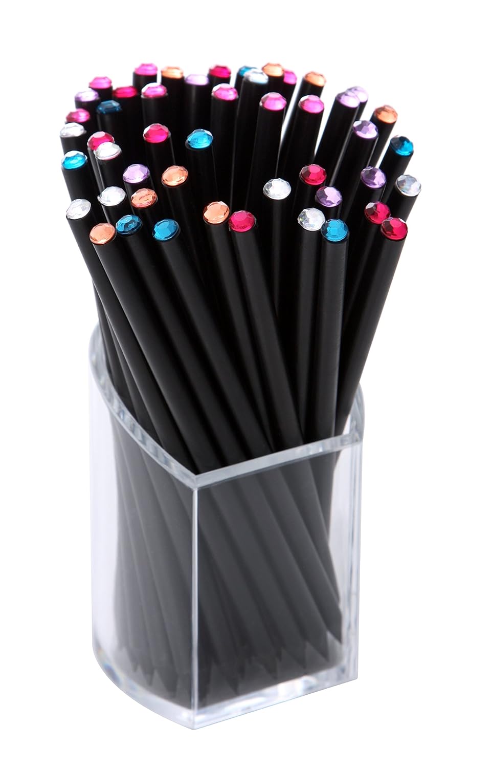 Matite HB confezione da 12 colore nero con cristalli Swarovski Matite HB confezione da 12 colore nero con cristalli Swarovski Top Oro Amazon Cancelleria e prodotti per ufficio