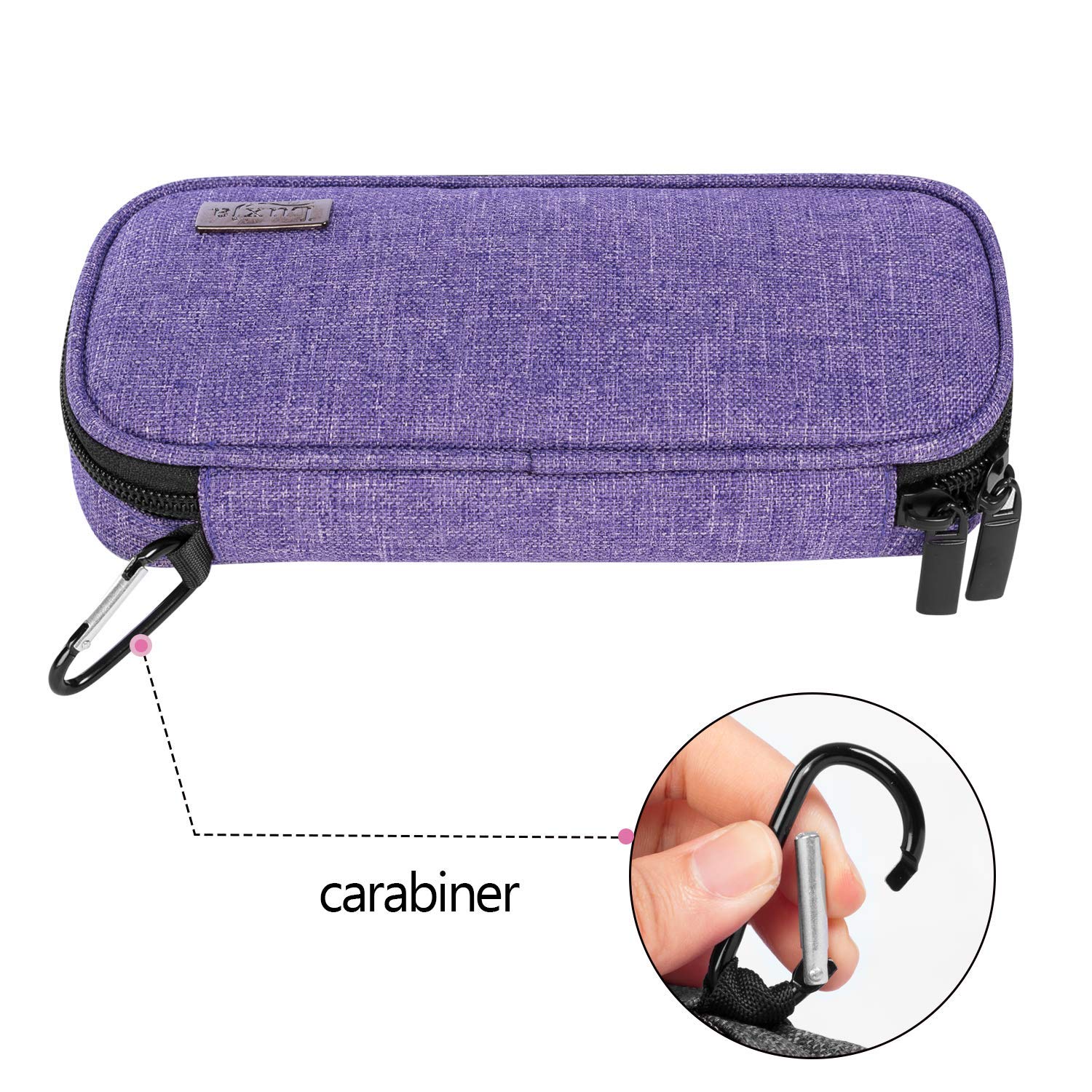 Luxja Insulin Travel Case, Insulin Bag for Insulin Pens and Other Diabetic Supplies (Bag Only), Purple
