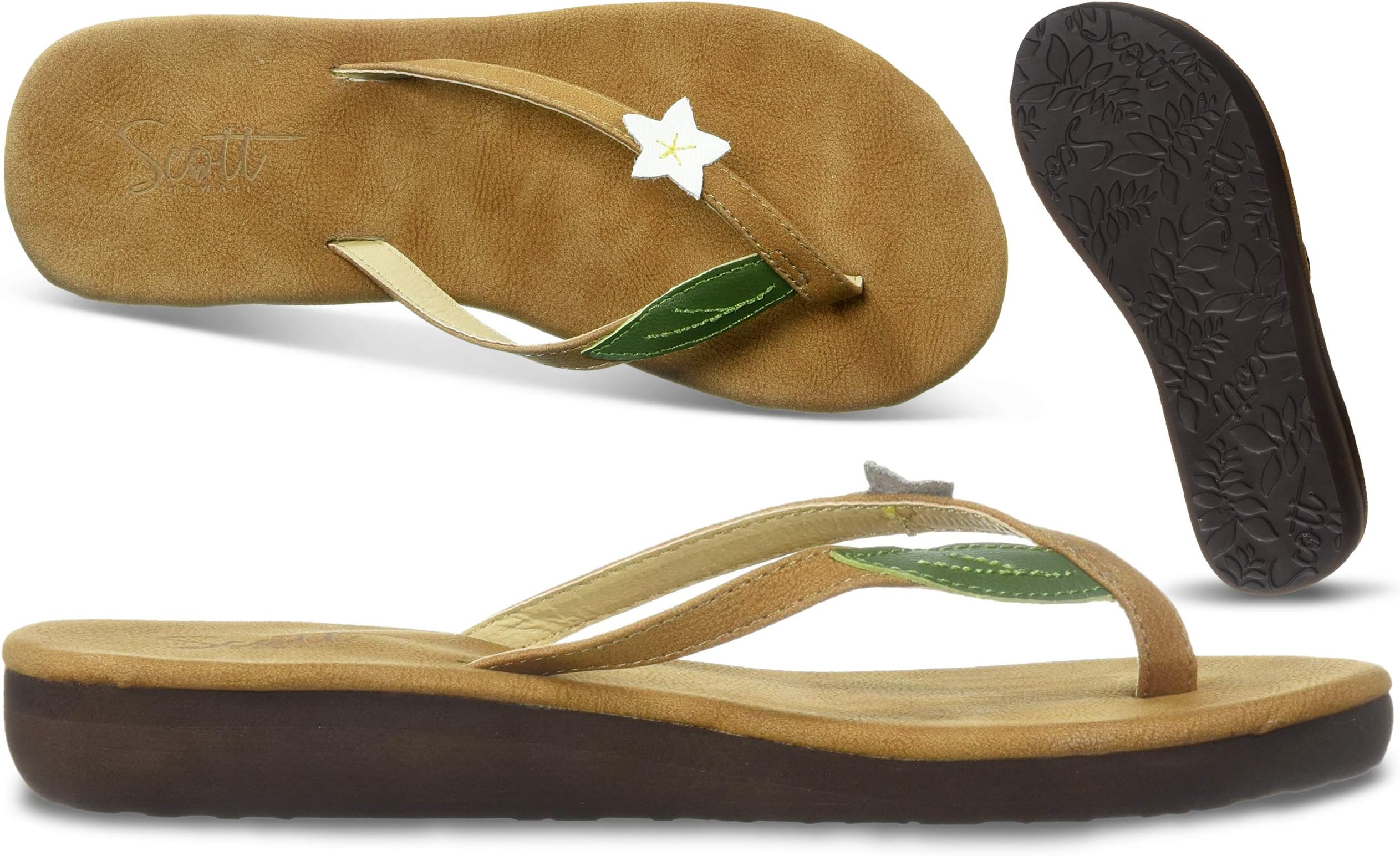 Women's Pualani 9144 Wedge Flip Flop