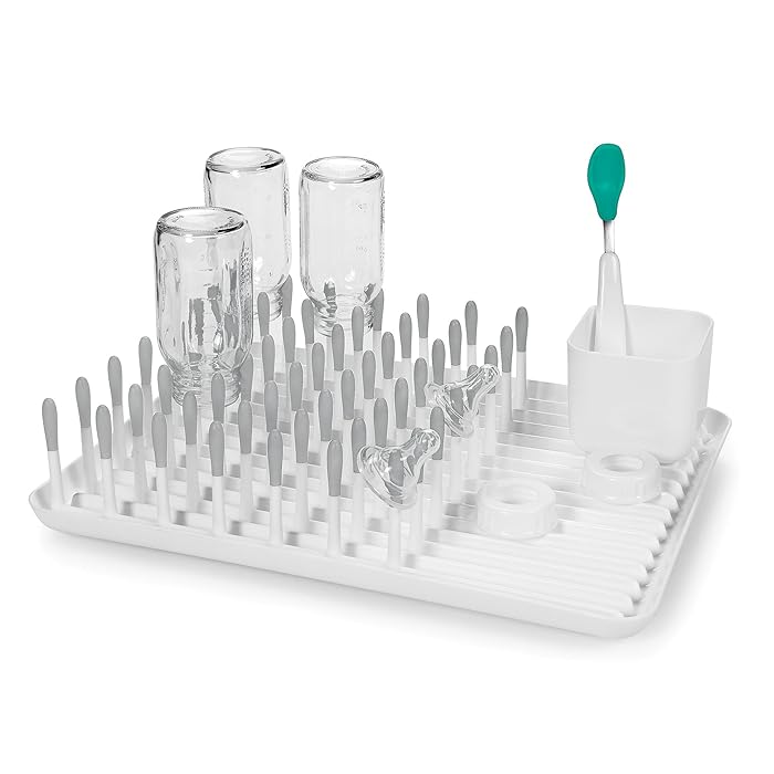 Image 1 - OXO Tot Bottle Drying Rack, Gray