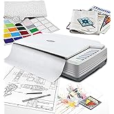 Plustek OpticPro A320E - A3 CCD Sensor Flatbed Scanner, 12" x 17" scan Area with 7.8 Second Speed. Windows,Mac, ICA & Twain C
