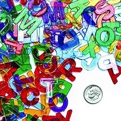 Colorations Translucent Multi-Color Uppercase