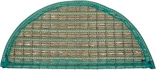 Pflanzinsel Teich halb-rund schwimmend in 120cm – schöne Gartenteich-Atmosphäre mit Teichinsel, Pflanzkorb, Pflanzschale – Reduzierung von Algen & Ruhezone für Koi durch Pflanzeninsel