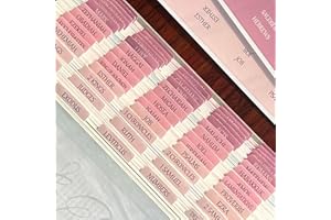Thinkor Reposition Bible Tabs, Large Print Lanimated Stickers, Easy to Read and Apply Bible Tabs for Women and Man (Four Pink)