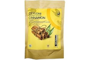 Ceyloni Organic Ceylon Cinnamon - Sticks (100g) USDA organic certified true Ceylon Cinnamon sticks for Cooking, Baking and as