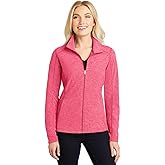 Port Authority Women's Heather-Micro fleece Full-Zip Jacket