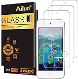 Ailun Screen Protector for iPod Touch 7 Touch 6 Touch 5 Curved Edge Tempered Glass 3Pack Compatible with iPod Touch 7th Gener