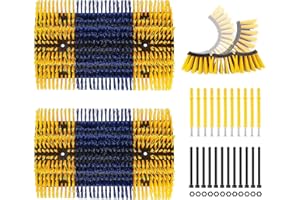 ZUNZINGY Livestock Scratching Brush, 2Pcs Cattle Scratcher Brush for Grooming, Upgraded Extra Large Horse Brushes, Relieve Itching on the Back, Cow Scratcher for Horse, Goat, Cow, Pig, Sheep (XL Size Yellow)