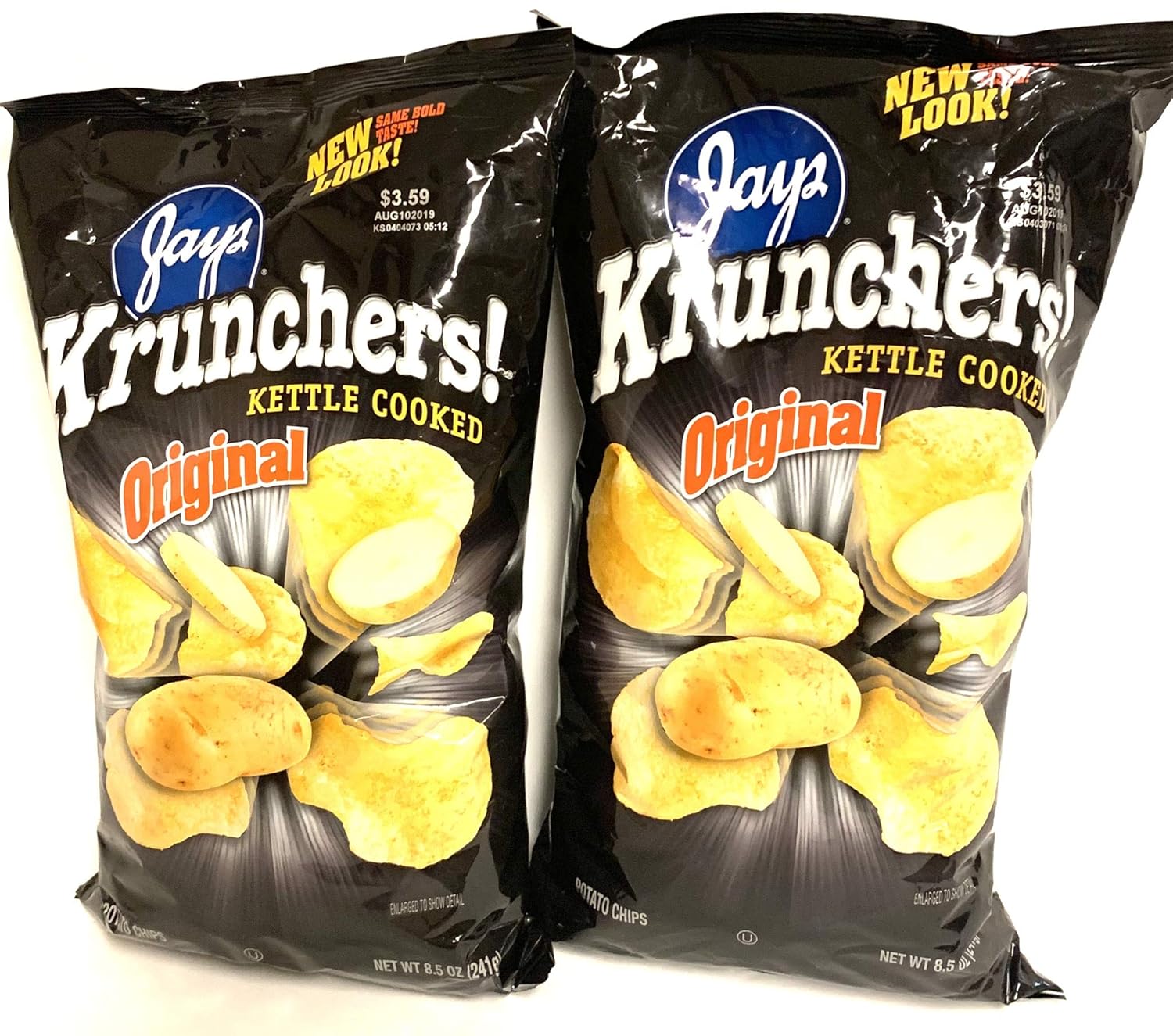 JAY'S BIG BAG ORIGINAL KRUNCHERS Kettle Cooked Potato Chips