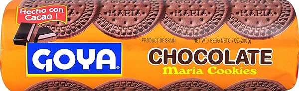 GOYA CHOCOLATE MARIA COOKIES, 7 OUNCE