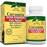 Terry Naturally Curamin Extra Strength - 120 Vegan Tablets - Non-Addictive Pain Relief Supplement with Curcumin from Turmeric