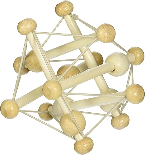 manhattan toy skwish classic rattle and teether grasping activity toy