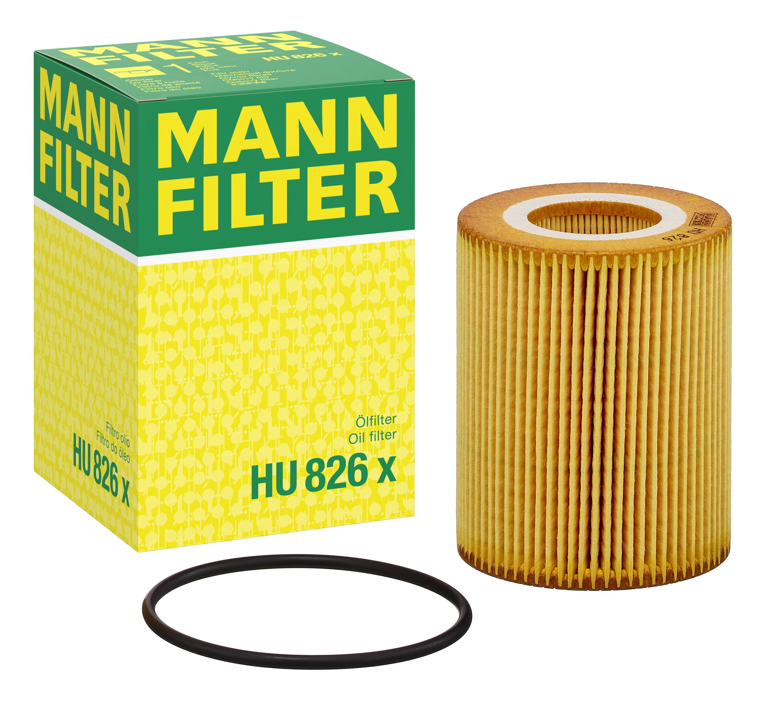 MANN-FILTER HU 826 x Oil Filter - for Cars + Transporters