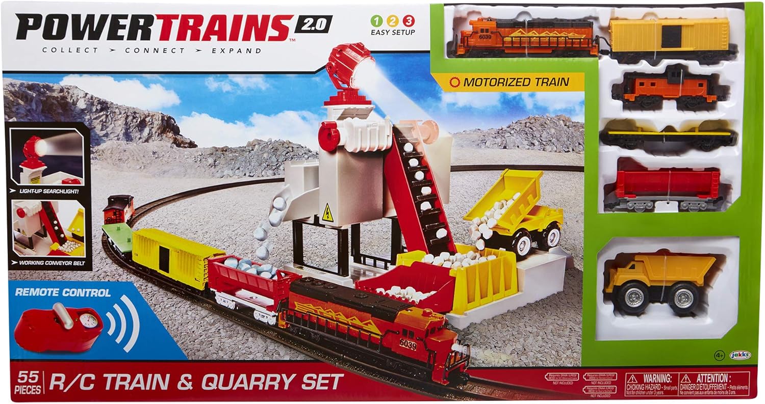 power trains quarry set