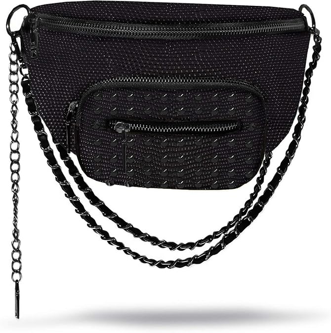 steve madden fanny pack black